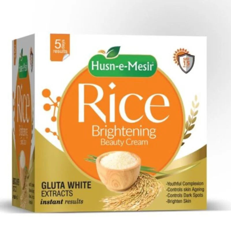 Rice Brightening Beauty Cream with Vitamin B3 | Spot-Less Glow & Skin Radiance Formula